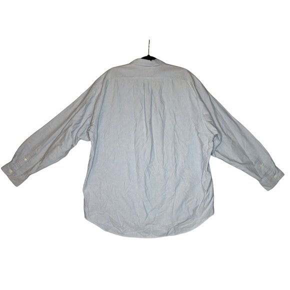 Ralph Lauren Mens XLBig Shirt 100% Cotton Blue Long Sleeve Button Down - Picture 4 of 5
